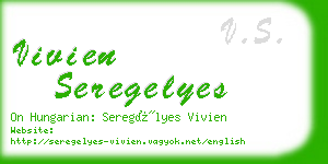 vivien seregelyes business card